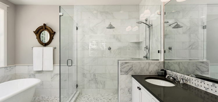 bathroom shower door installation in Los Gatos