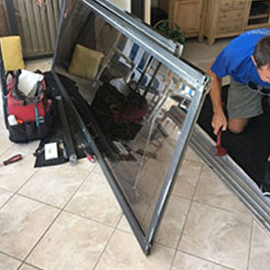 sliding glass door frame repair Los Gatos